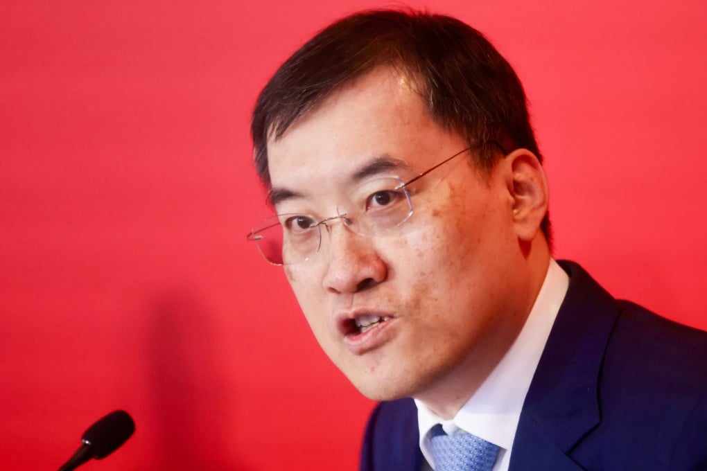 AIA senior executive Jacky Chan on Thursday. Photo: Jonathan Wong