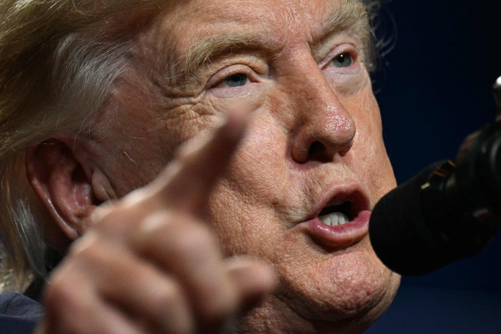 US President Donald Trump speaks during an event in Las Vegas, Nevada, on August 5. Photo: AFP