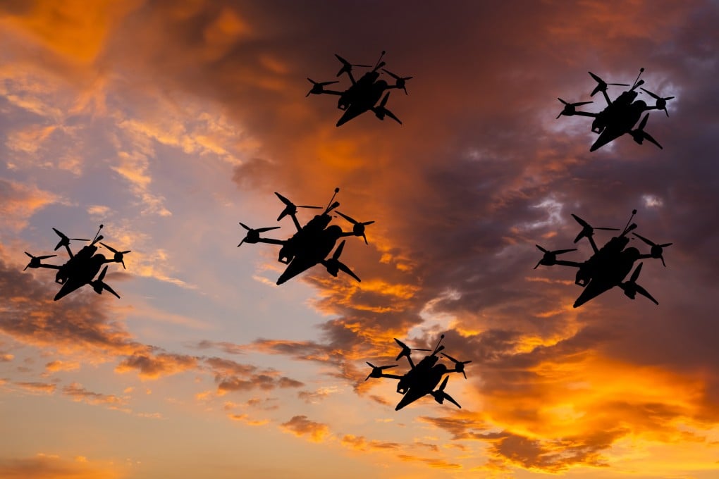 First-person view kamikaze drones would feature heavily in China’s military defence in the event of a sudden war. Photo: Getty