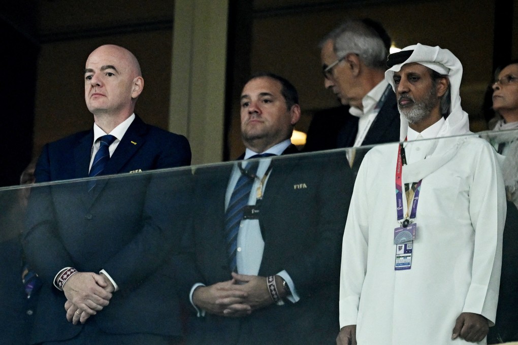 QFA president Hamad bin Khalifa Al-Thani (right), a backer of Gianni Infantino (left), says the AFC’s response to his original complaint “raised considerably more questions than it answers”. Photo: Reuters