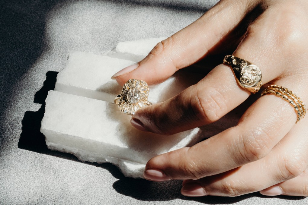 Rings from Scottish fine jewellery gallery Aetla, which opened in Edinburgh in 2020 and promotes contemporary jewellery made by independent jewellers. Photo: Aetla