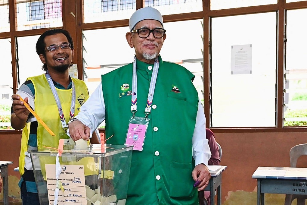 PAS president Abdul Hadi Awang. Photo: Malaysia’s Department of Information/AFP