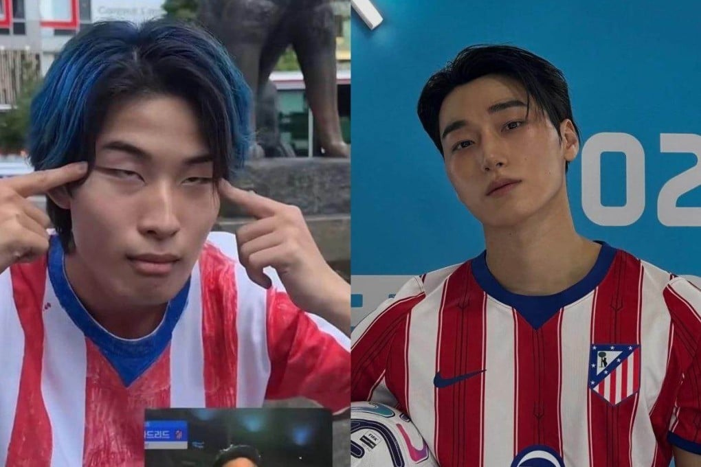 Japanese influencer Gamix (left) and K-pop singer San: Photo via Korea Times