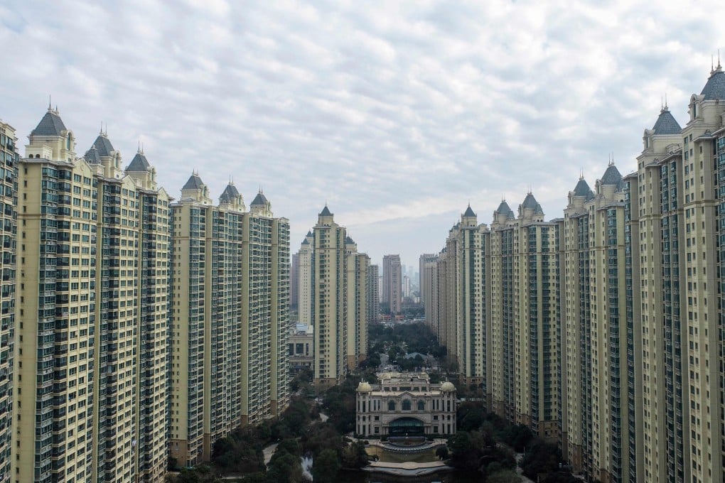 A photo taken on December 3, 2022 shows a housing complex by Chinese property developer Evergrande in Huaian, in eastern China’s Jiangsu province. Photo: AFP