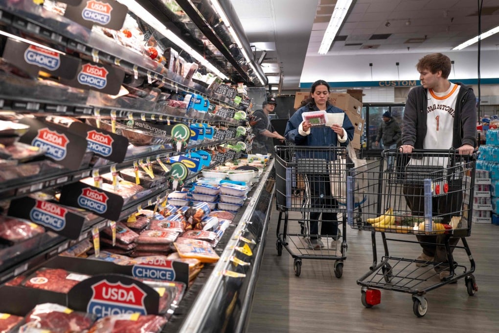 Consumers shop for meat on in Chicago, Illinois in May. Photo: Getty Images via AFP