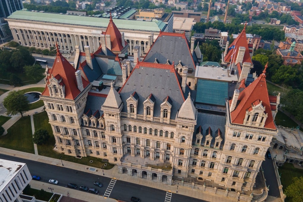 The New York State Capitol building is seen in Albany in June 2023. Photo: AP