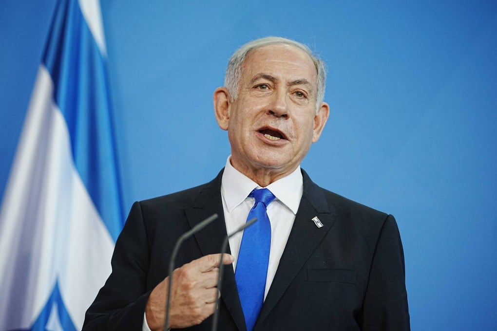 Israeli Prime Minister Benjamin Netanyahu speaks during a press conference in Berlin in March 2023. Photo: dpa