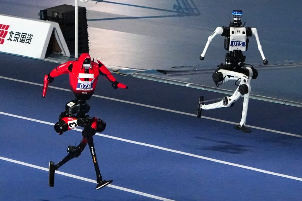 Ultra quick: Chinese robots beat Usain Bolt's 100m world record at Beijing  games | South China Morning Post