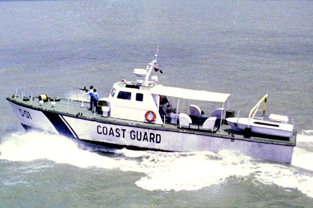 An India coastguard boat. On Saturday, the coastguard launched a rescue mission after a Panama‑flagged cargo ship sank off India’s east coast. Photo: Reuters