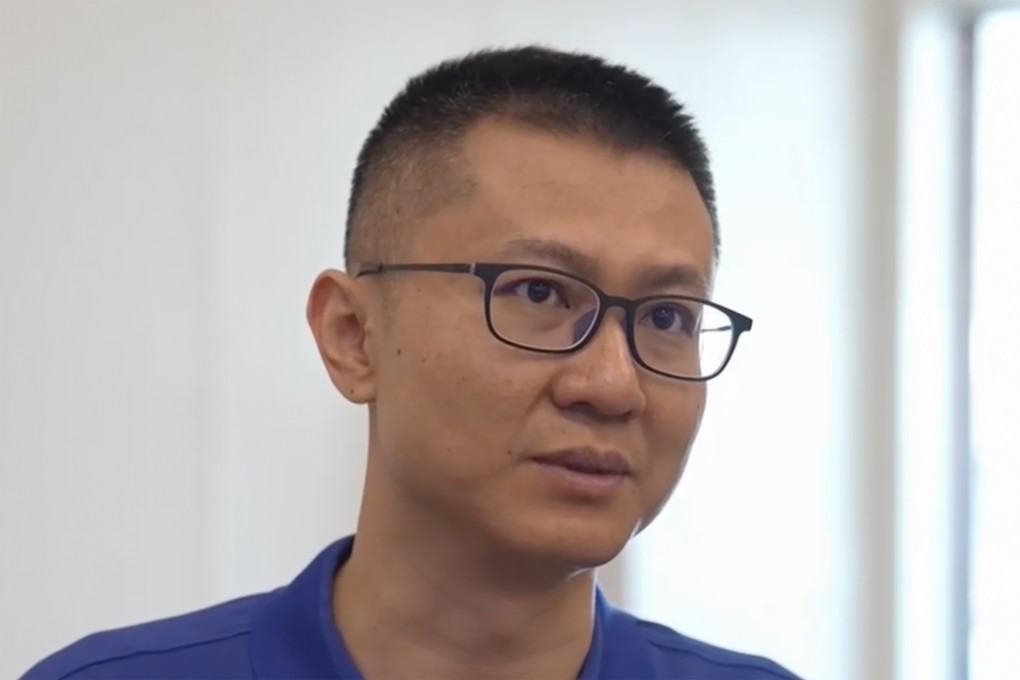 Dai Zheng of LandSpace in a CCTV interview broadcast on August 20. Photo: CCTV