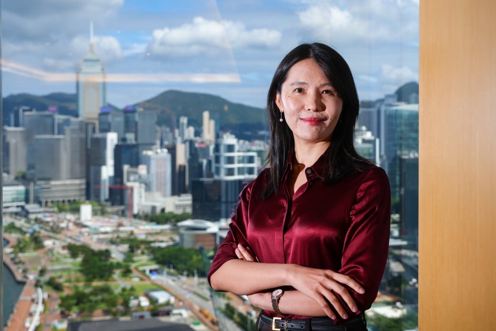 Julia Wang, chief investment officer (CIO), North Asia, Nomura International Wealth Management, at Nomura’s office in Central. Photo: Nora Tam