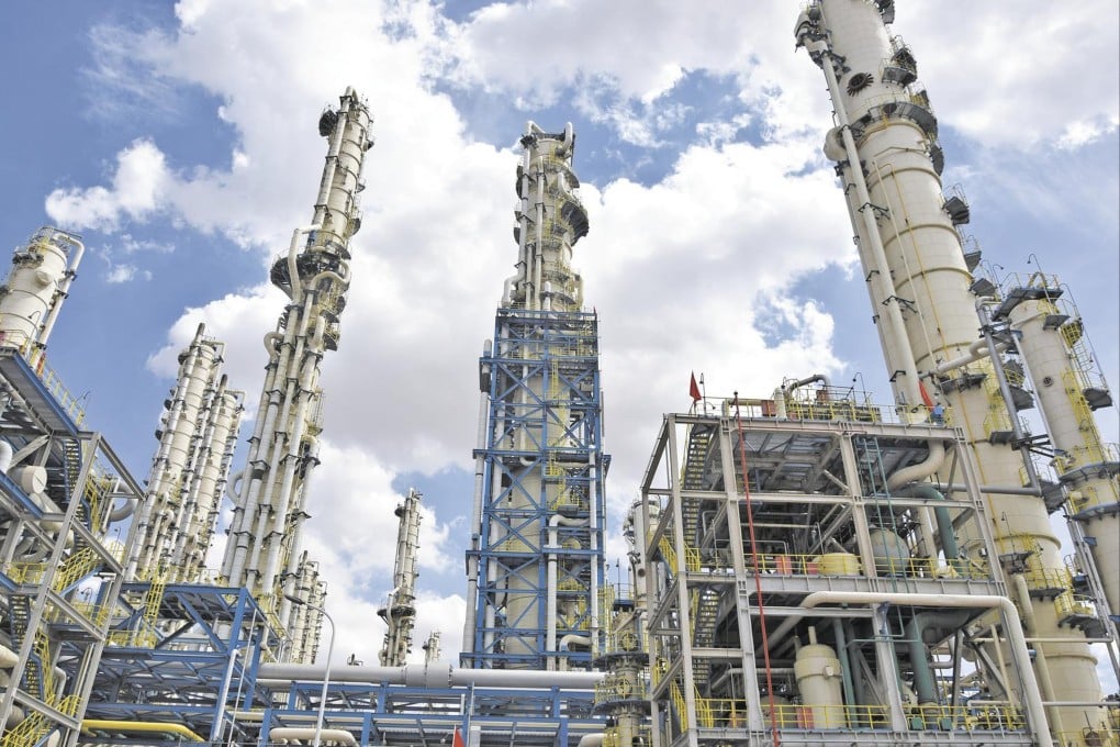 The plant in China’s coal-rich northwest region uses a process known as indirect coal liquefaction to produce synthetic oil products that are low in sulphur and aromatics. Photo: Ningxia Coal Industry