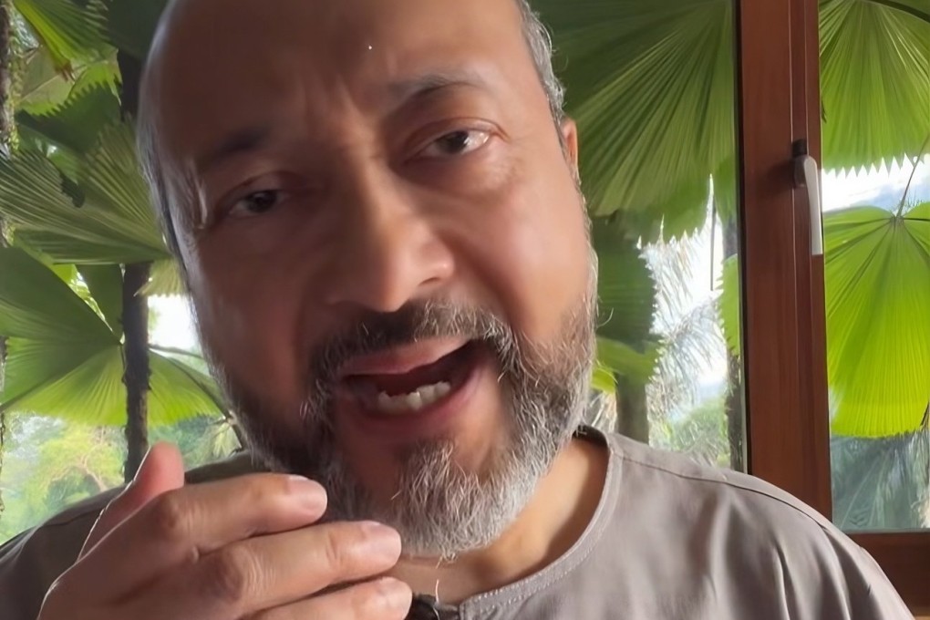 Malaysian politician Mukhriz Mahathir in a still from a video in which he said he “hates Americans, all of them”. Photo: Facebook/MukhrizMahathirFC