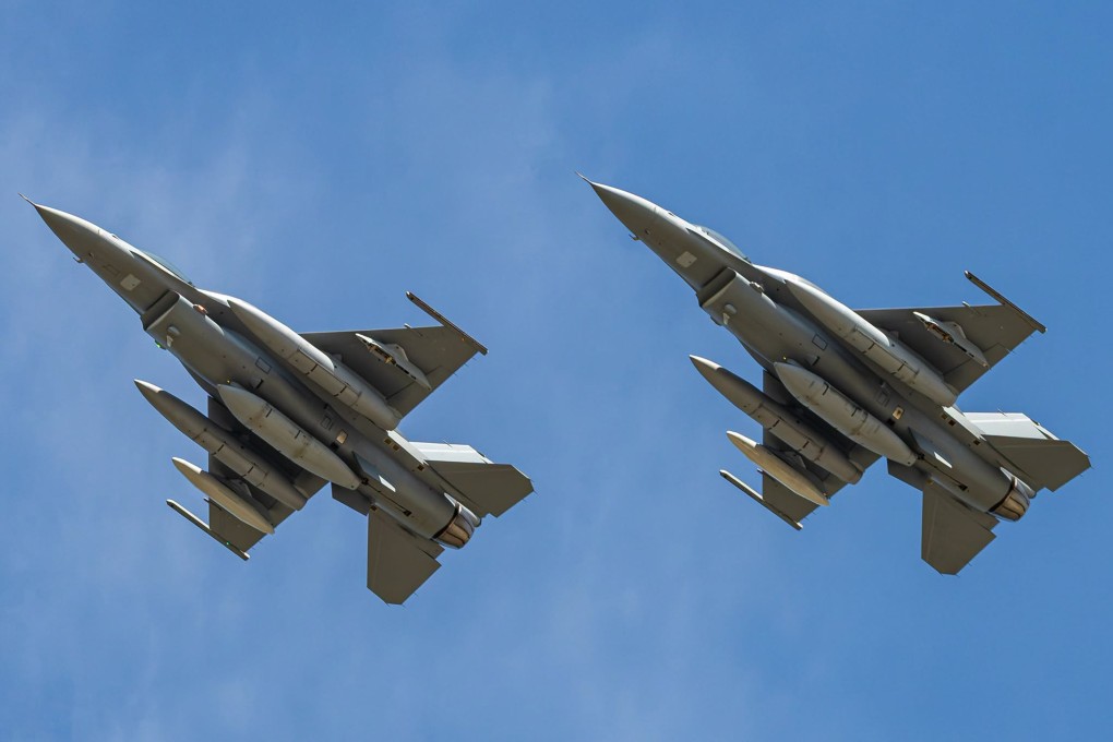 The Taiwan-bound F-16V Block 70 single-seat fighters take off from Lockheed Martin’s South Carolina plant on August 17, 2026. Photo: Handout