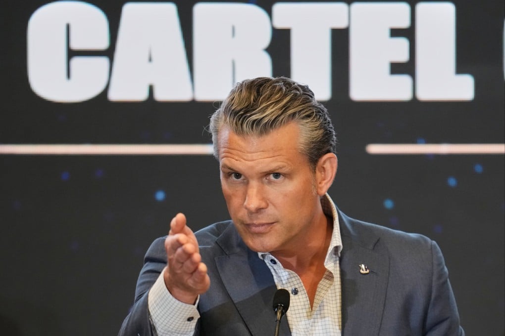 US Defence Secretary Pete Hegseth in Panama City earlier this month. Photo: AP
