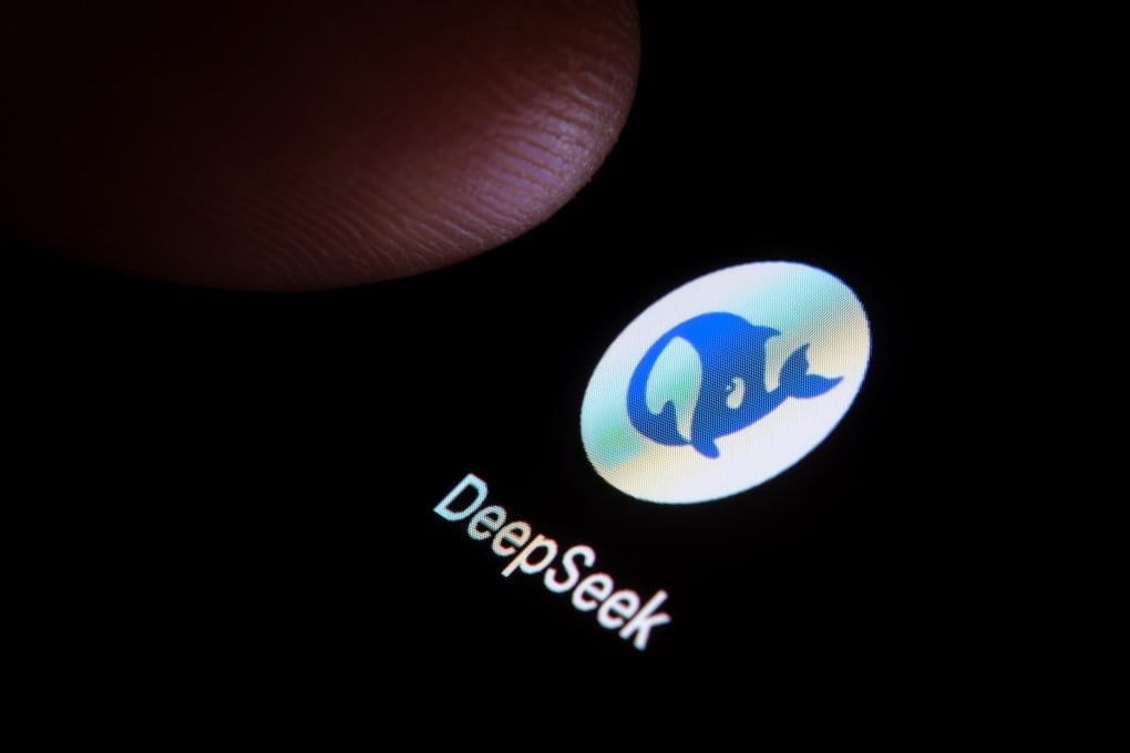The DeepSeek app is seen on a smartphone screen in this arranged photo taken January 26, 2025. Photo: Shutterstock Images