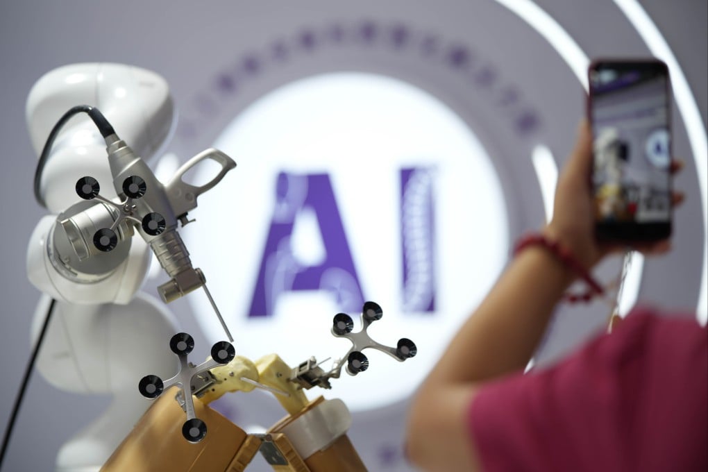 The conference heard there was a risk that only a few countries and firms would be the biggest winners from the AI boom. Photo: Xinhua