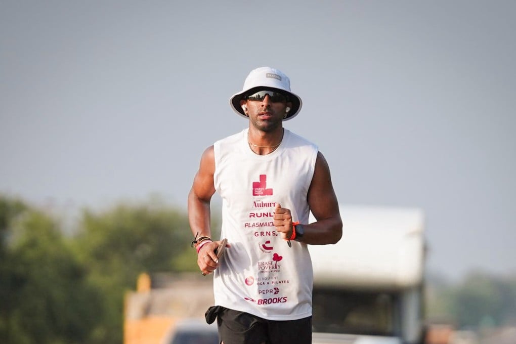 Rahul Sharma, a former Hong Kong under-19 cricketer born and raised in the city, became the fastest man to run the length of Sri Lanka. Photo: handout