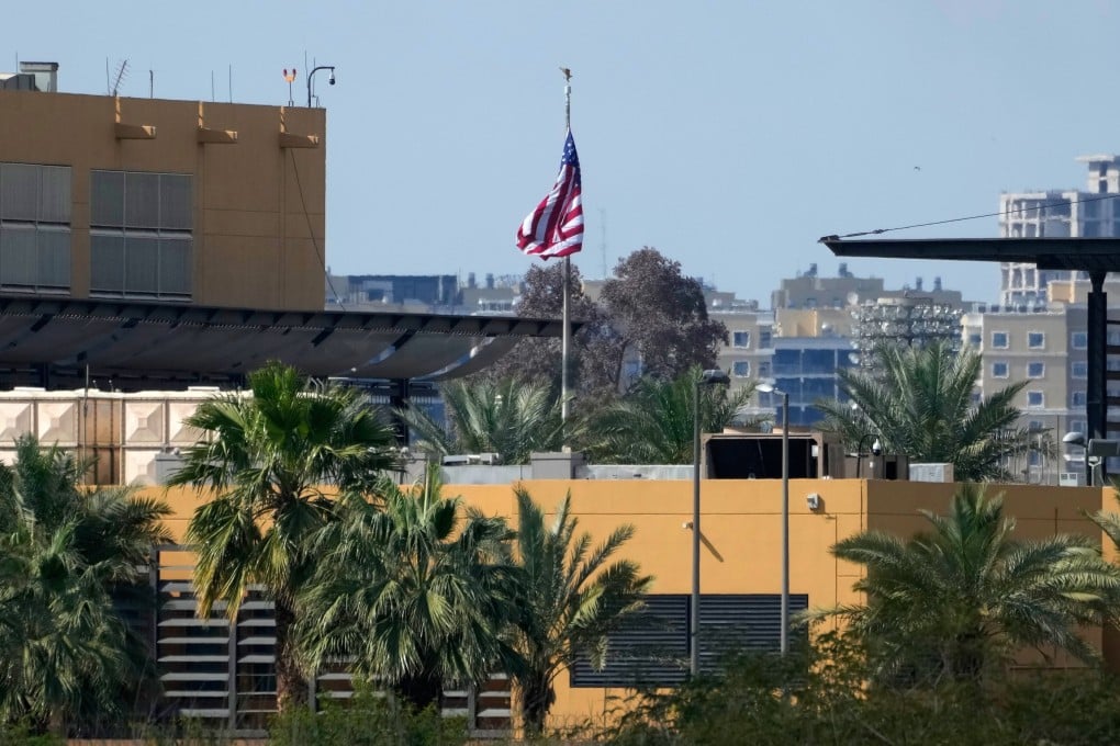 The US embassy in the Green Zone of Baghdad, Iraq. Photo: EPA