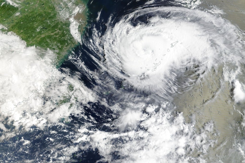Typhoon Saudel is approaching mainland China’s east coast. Photo; EPA/Nasa