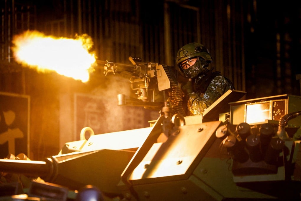 Taiwan’s annual Han Kuang military exercises are regularly disrupted by typhoons. Photo: Reuters