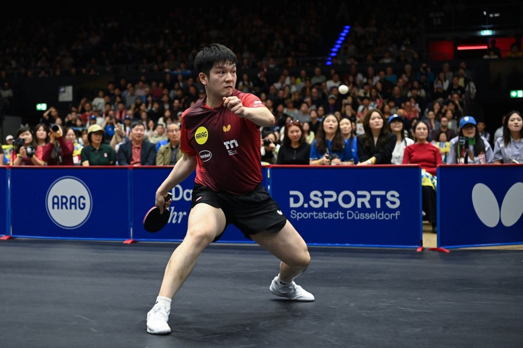 Fan Zhendong has been attracting crowds wherever he goes during his time in Germany. Photo: Xinhua