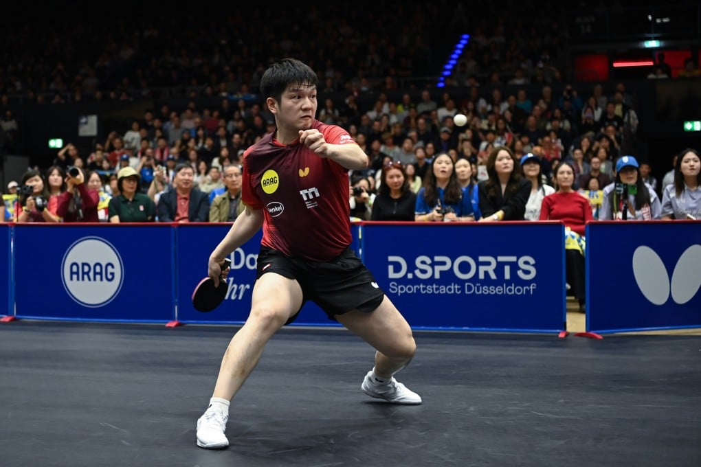 Fan Zhendong has been attracting crowds wherever he goes during his time in Germany. Photo: Xinhua