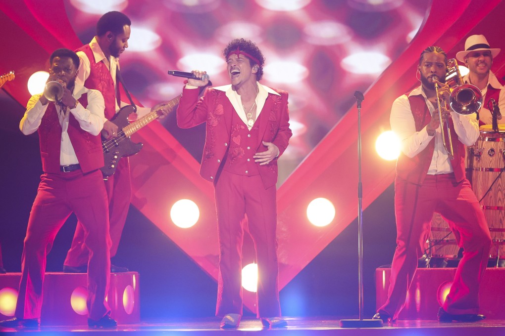 Bruno Mars performs at the 68th Annual Grammy Awards in Los Angeles in February this year. Photo: Getty Images