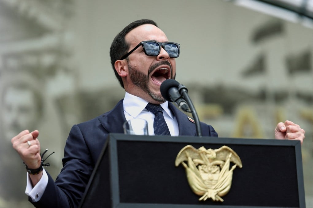Colombia’s President Abelardo de la Espriella on Wednesday. Photo: Reuters