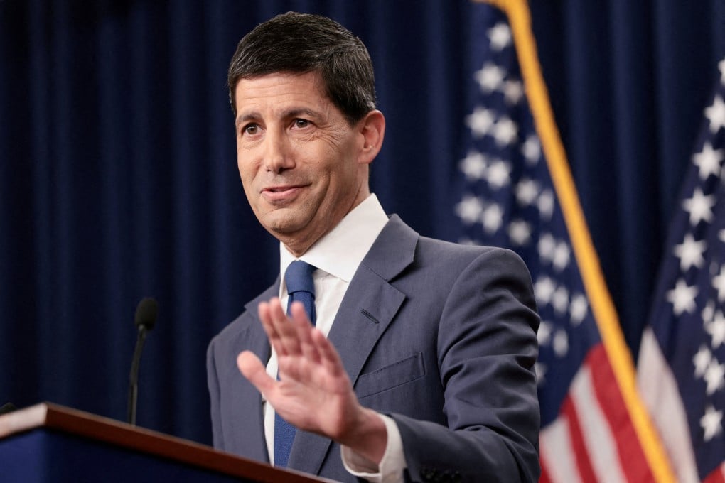 US Federal chairman Kevin Warsh holds a press conference on July 29. Photo: Reuters