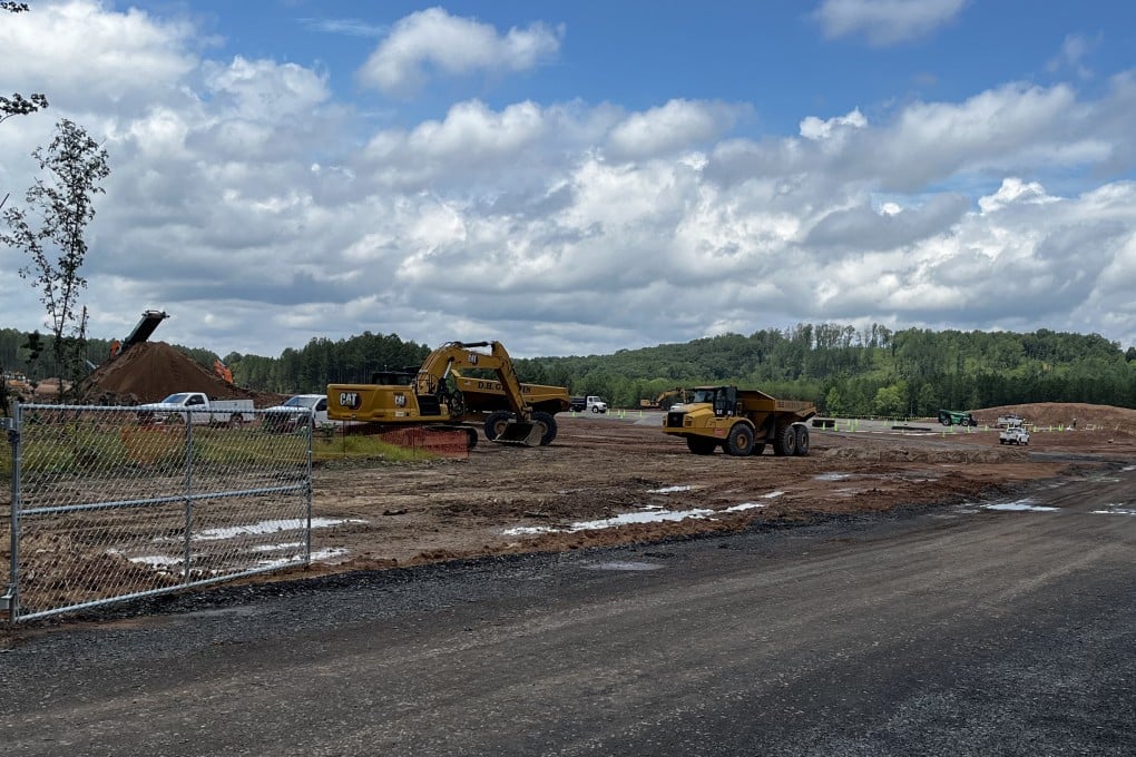 The proposed data-centre campus at Berry Hill, a 3,500-acre industrial site 16 kilometres outside Danville, Virginia. Photo: Vincent Chow