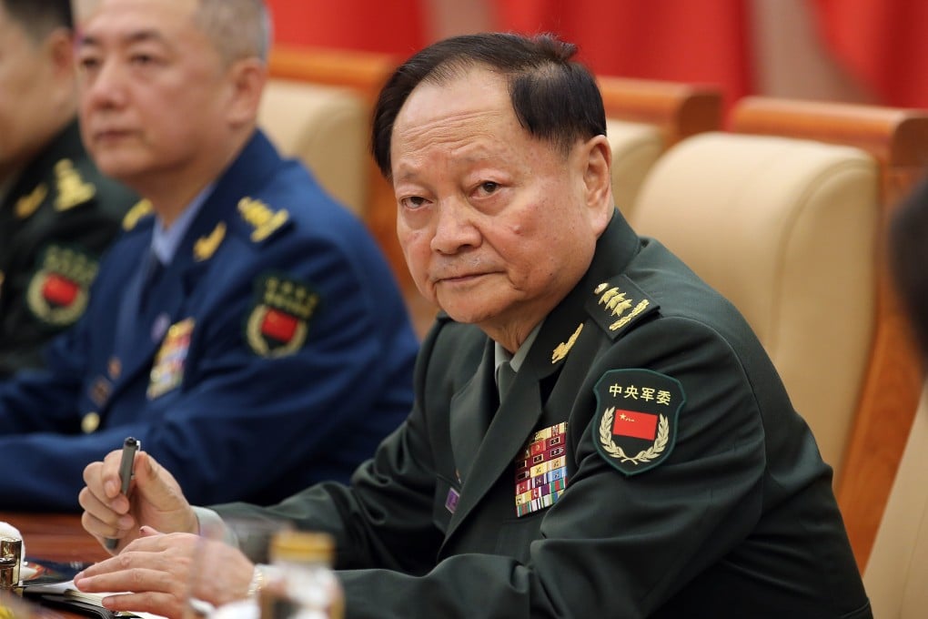 As the CMC’s senior vice-chairman, Zhang was the highest-ranking uniformed officer in the Chinese military before his downfall. Photo: EPA