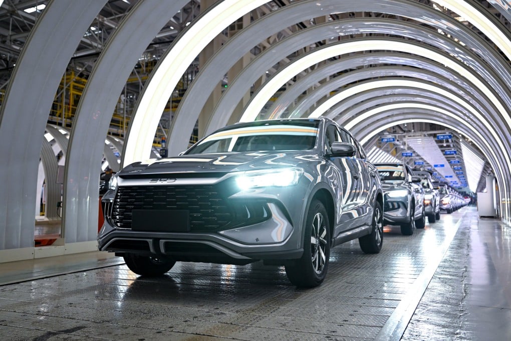 BYD, China’s top electric vehicle manufacturer, leads the way in terms of battery and autonomous driving technologies. Experts say the US would benefit from some Chinese involvement in the American industry. Photo: Xinhua