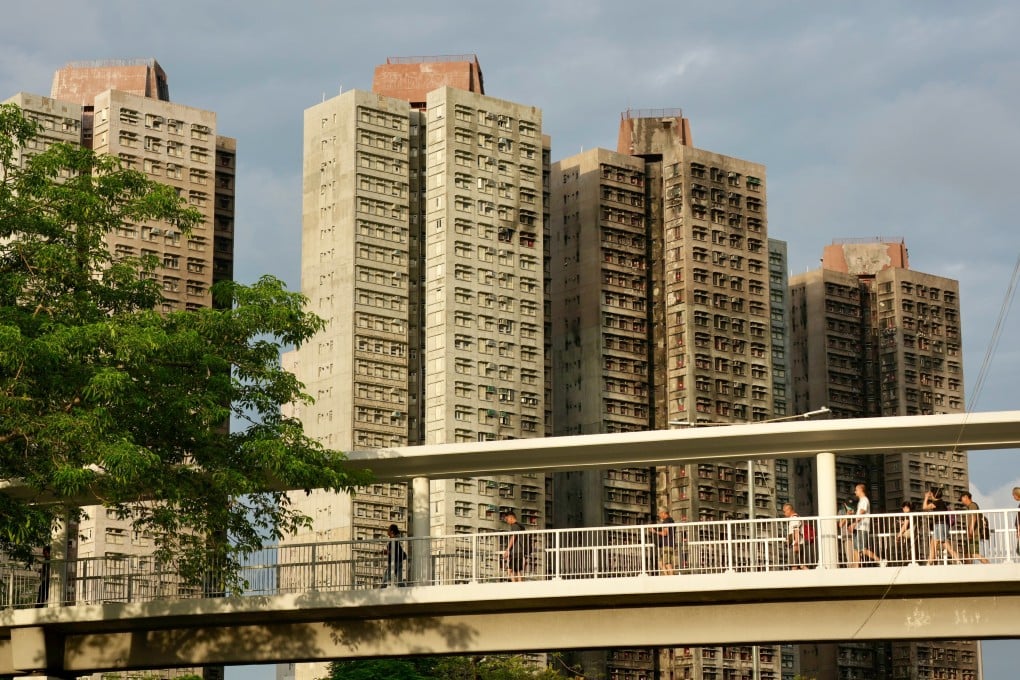 A view of the blaze-hit Wang Fuk Court in Tai Po. Under the acquisition scheme, the government will buy flats at HK$8,000 or HK$10,500 per square foot, depending on whether the land premium has been paid. Photo: Jelly Tse