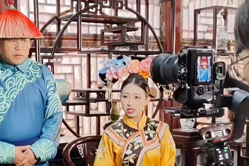 China’s Hengdian World Studios, the world’s largest film and TV studio, is offering tourists the chance to shoot their own short dramas for about 200 yuan. Photo: Douyin