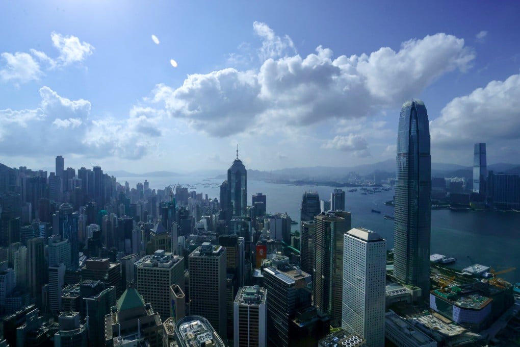 A view of the Hong Kong skyline taken from Cheung Kong Centre, July 22, 2026. Photo:/Jonathan Wong