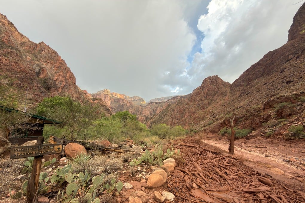 Bright Angel Creek near the Phantom Ranger Station in the Grand Canyon, Arizona, after flash flooding. Photo: Parth Desai via AP