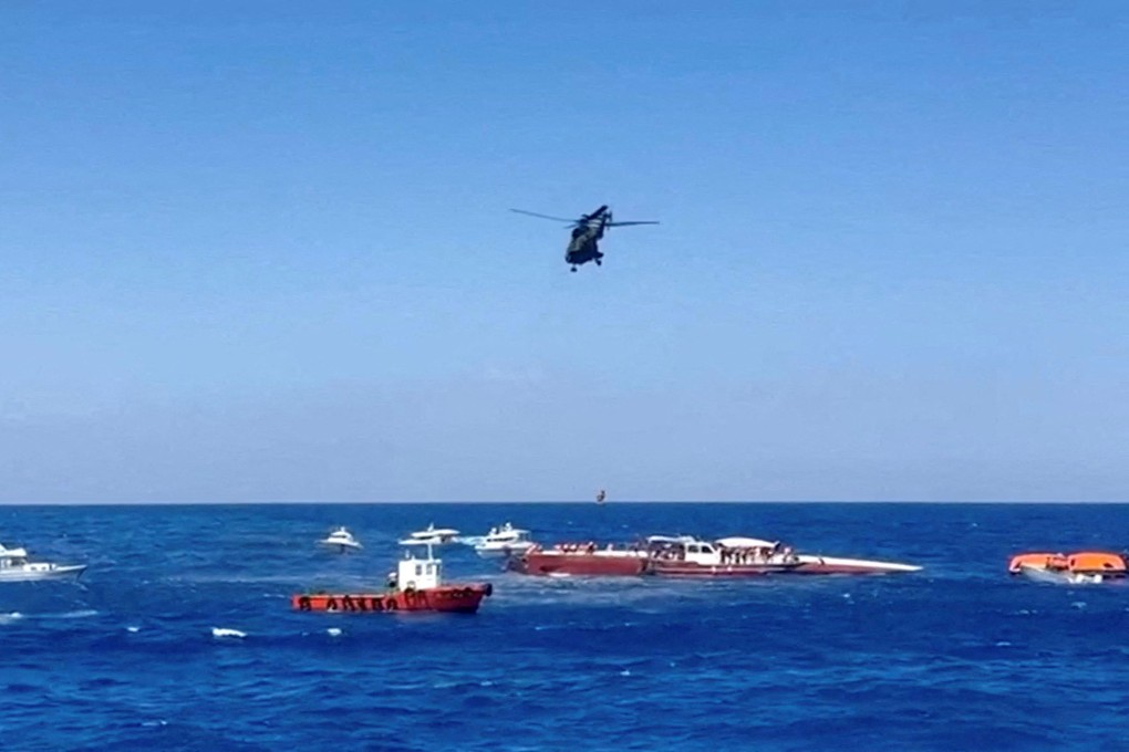 Search underway for 22 missing after ferry carrying nearly 270 capsizes off northern Cyprus, killing at least 8; police detain captain