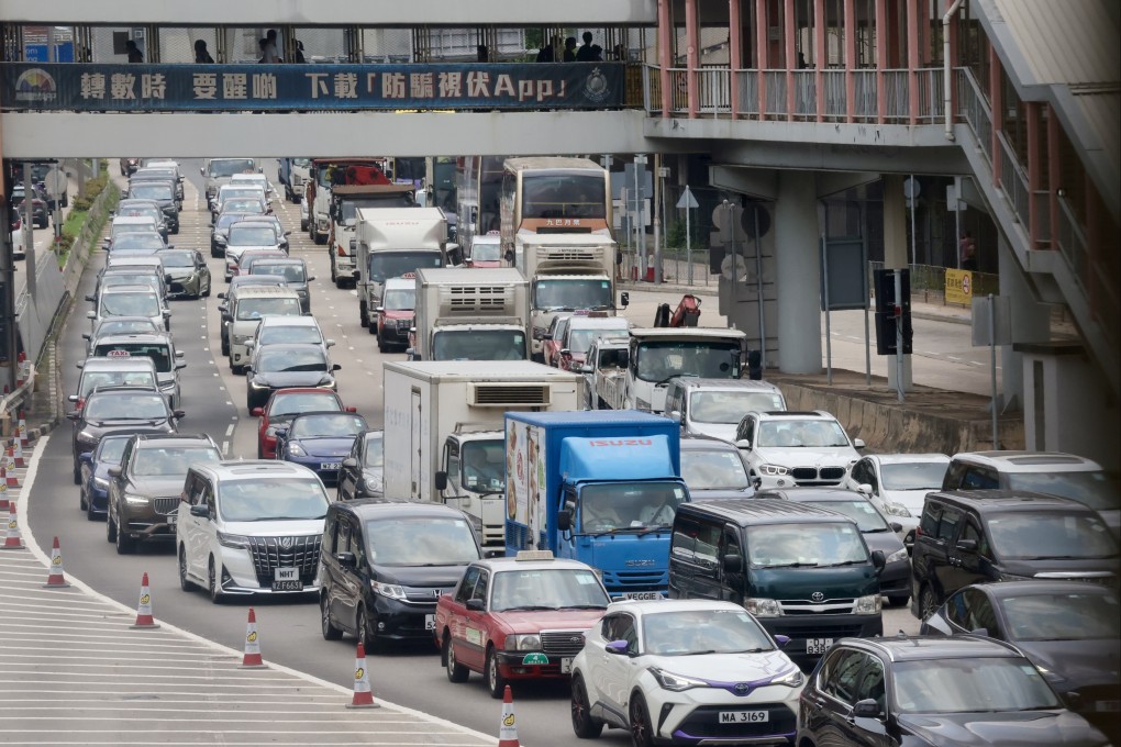 The Cross-Harbour Tunnel on April 10. Photo: Jonathan Wong