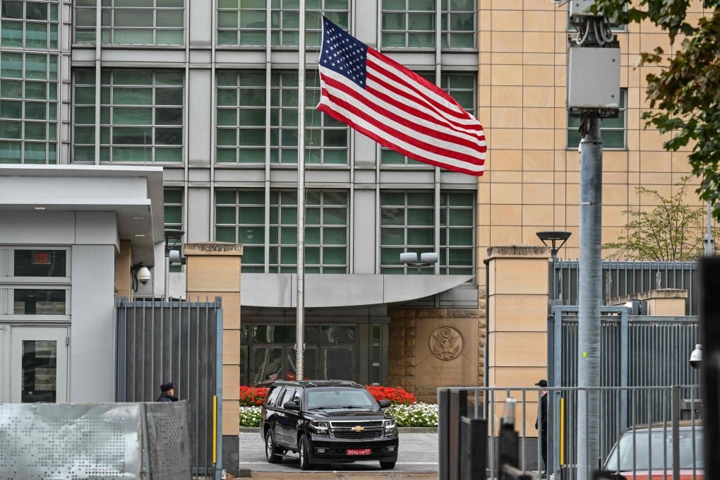 The US embassy in Moscow. Photo: AFP