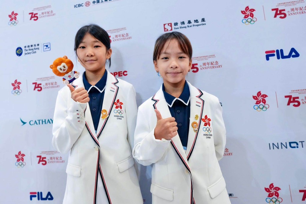 Katniss Wong (right) and Kamus Wong are the two youngest competitors in the city’s Asian Games squad. Photo: Mike Chan