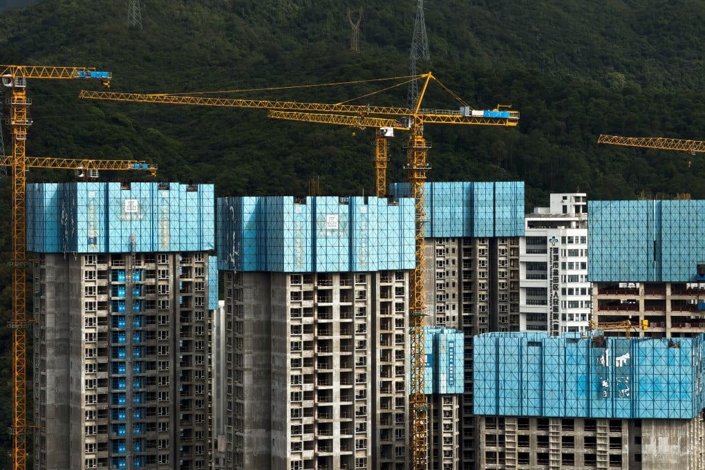 Residential high-rise buildings are seen under construction on May 1 in Shenzhen, Guangdong province. Photo: Getty Images