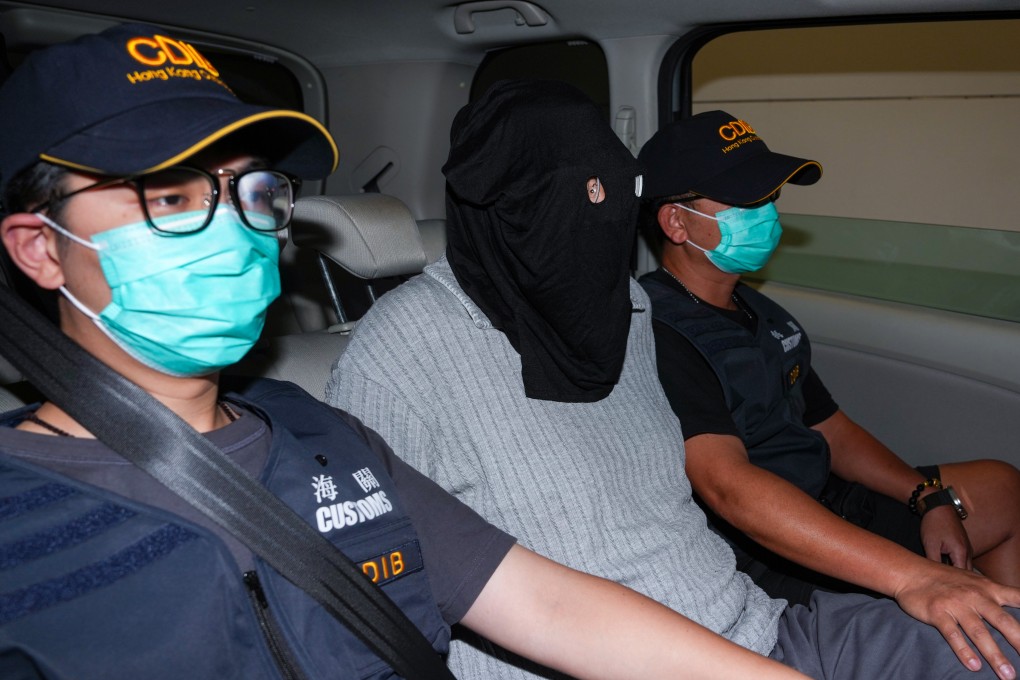 Hong Kong customs arrested a man after seizing suspected etomidate worth HK$42 million. Photo: Sam Tsang