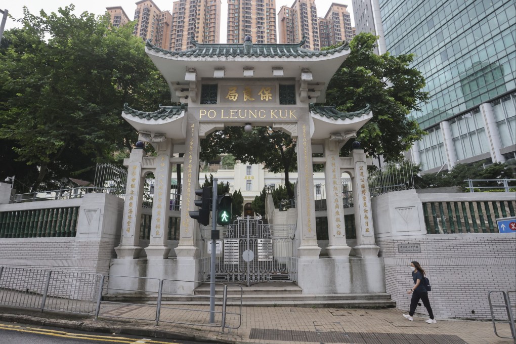 Po Leung Kuk’s headquarters in Causeway Bay. The charity promised to continue promoting family harmony through more appropriate campaigns. Photo: Jonathan Wong