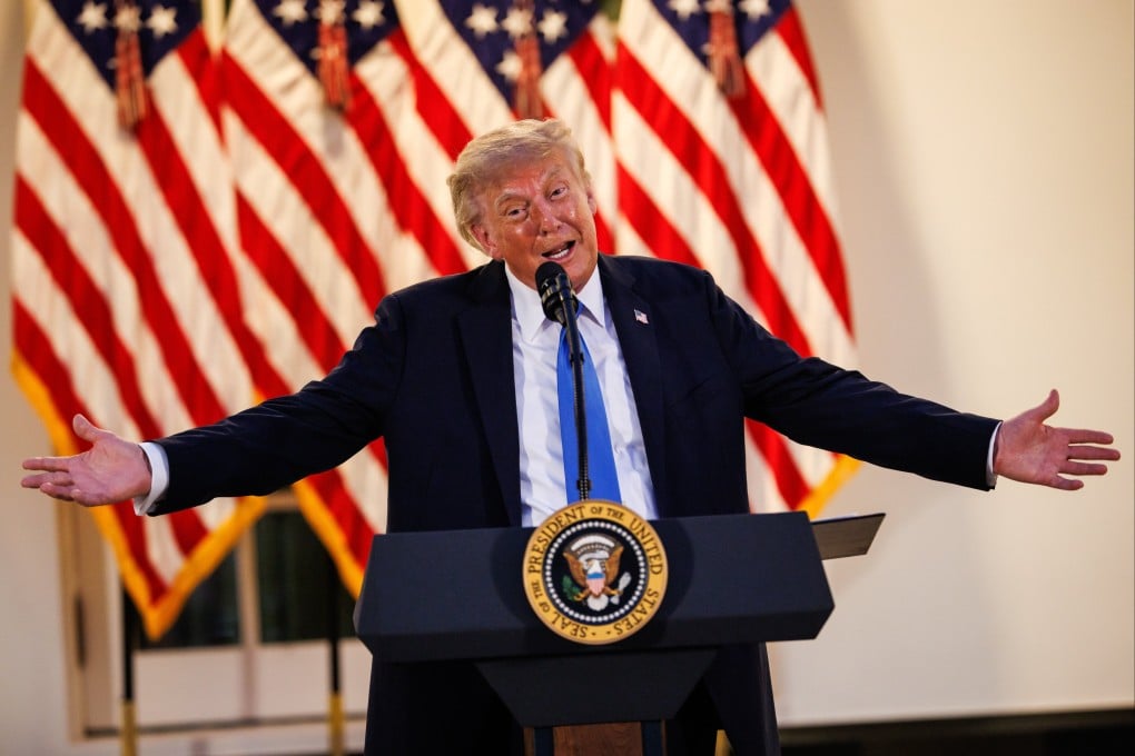 US President Donald Trump at the White House on Wednesday. Photo: EPA