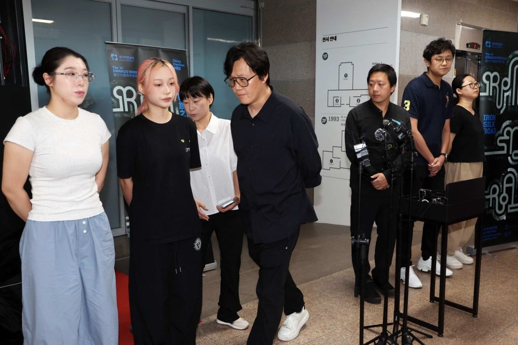 Mainland Chinese artists announced they were quitting the Gwangju Biennale in protest at the use of the term “Taiwan Pavilion”. Photo: AFP