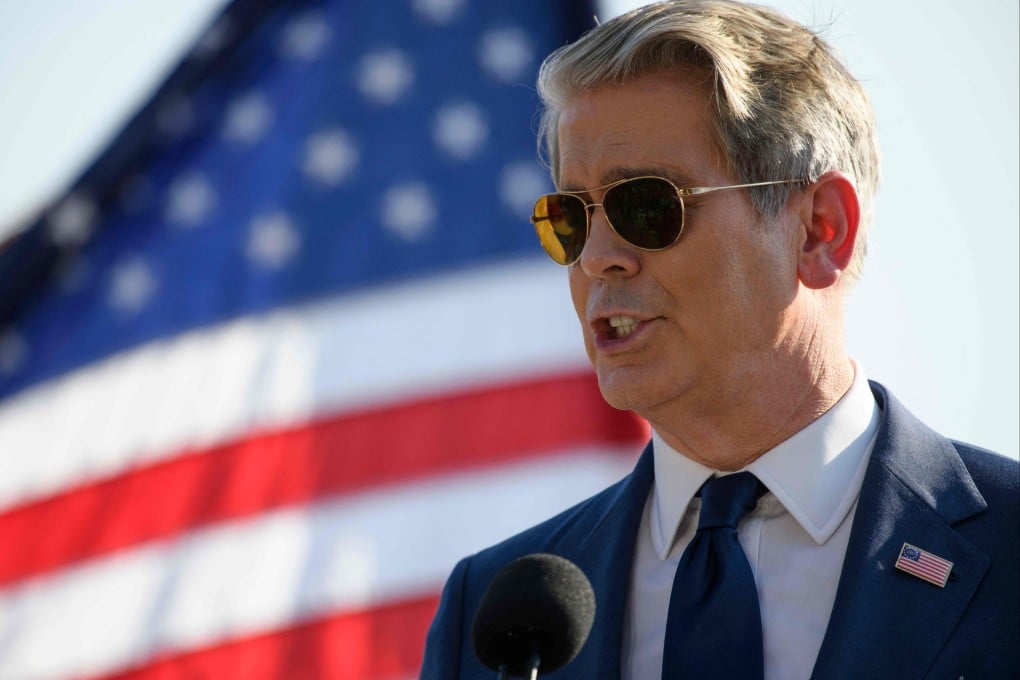 US Treasury Secretary Scott Bessent holds a press conference in Asheville, North Carolina, on Tuesday. Photo: Getty Images/AFP