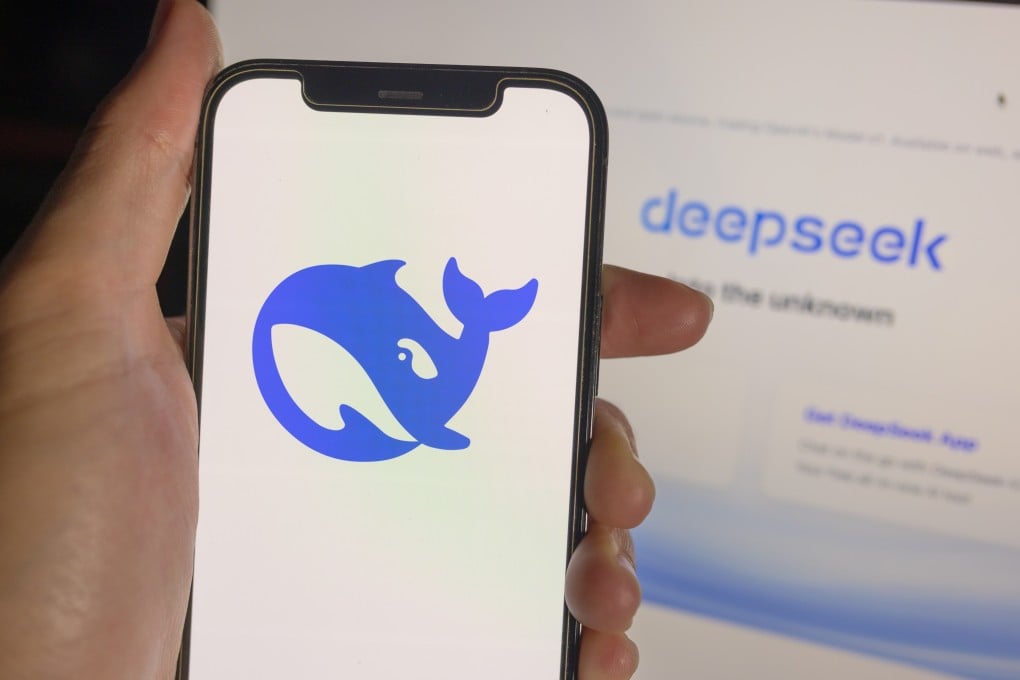 The DeepSeek logo displayed on smartphone screen. Photo: Shutterstock