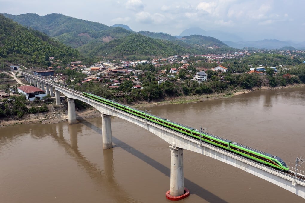 Projects like the cross-Mekong River bridge in Luang Prabang on the China-Laos Railway show China’s capacity to take on and successfully complete significant engineering works – something very much called for on the CKU line. Photo: Xinhua
