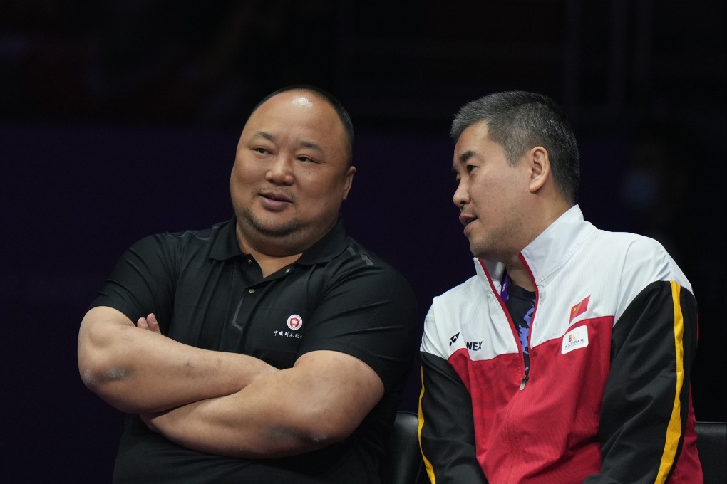 Zhang Jun (left), the former president of the Chinese Badminton Association, has not been seen for months. Photo: Getty Images